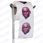 Brice Oligui Nguema Novelty Toilet Paper