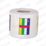 Central African Republic Flag Novelty Toilet Paper - Image 2