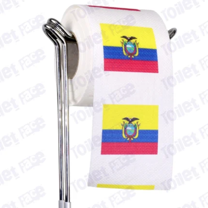 Ecuador Flag Novelty Toilet Paper