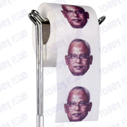 Ibrahim Mohamed Solih Novelty Toilet Paper